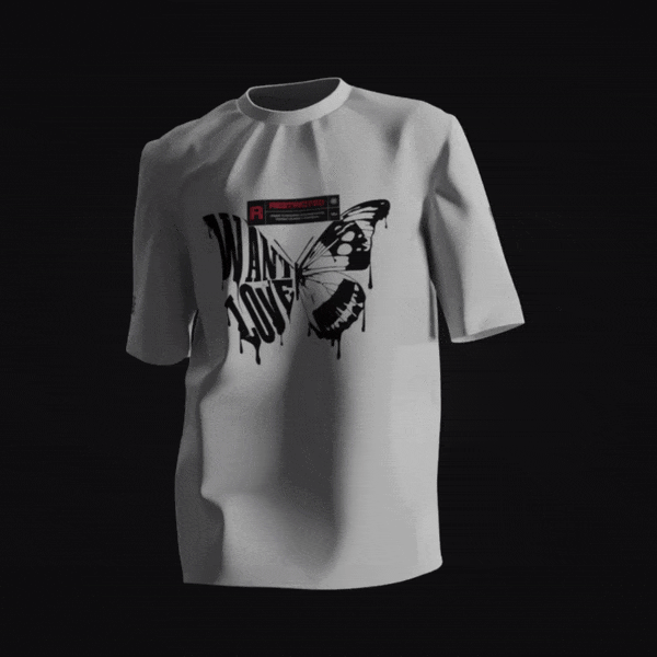 T-Shirt - Animated 3D Model